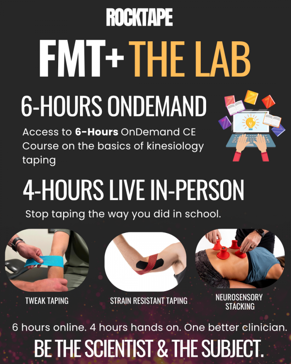 RockTape FMT+ Lab - Advanced Kinesiology Taping Strategies
